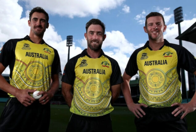 Australia revealed their kit for the T20 World Cup 2022
