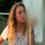 Amber Heard shows mid finger on National Television