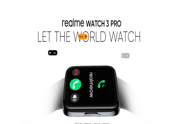 Realme Watch 3 Pro with AMOLED display will be released in India