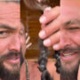 Jason Mamoa praised for shaving head to protest single-use plastic