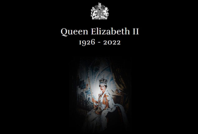 Official Royal Family website updated to mark death of the Queen