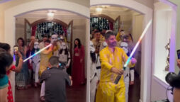 Groom with Star Wars-themed baarat, dances to Punjabi beats