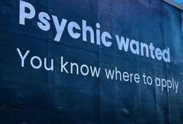 Ad is looking for psychic
