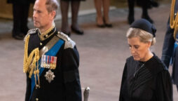 Prince Edward and Sophie Wessex cry during Queen’s funeral