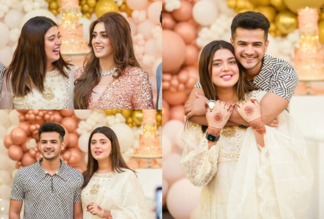 Zulqarnain Chaudhary and Kanwal Aftab spotted at Jannat Mirza’s lavish birthday party
