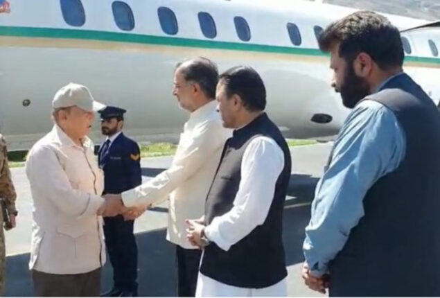 PM Shehbaz in Gilgit to review rescue, relief activities
