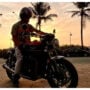 Ishaan Khatter displays his bike in the new PIC