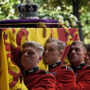 Queen’s coffin is lowered into the Royal Vault