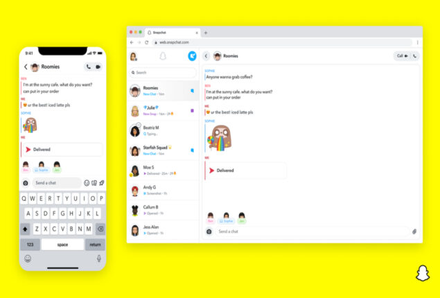Snapchat launches Snapchat for Web and other new features