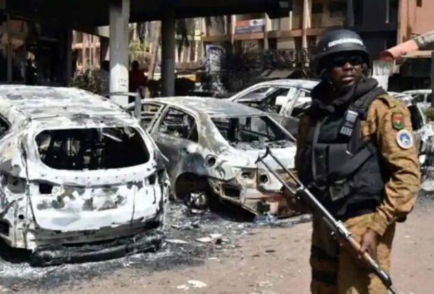 Dozens of people killed in Burkina Faso after a convoy is hit