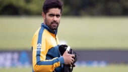 Babar Azam shares moments from training ahead series matches