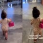 Watch: Little girl scanning through several things at store