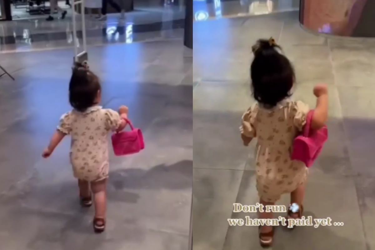 girl scanning things