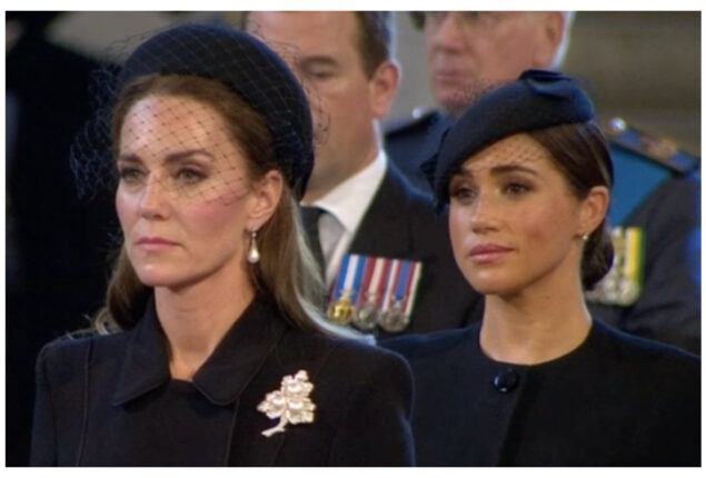 Kate Middleton and Meghan Markle honor the late queen by donning pieces of her jewelry