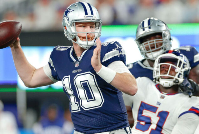 Dallas Cowboys hand New York Giants their first defeat