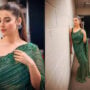 Hareem Farooq oozing oomph flaunting her bold look in saree