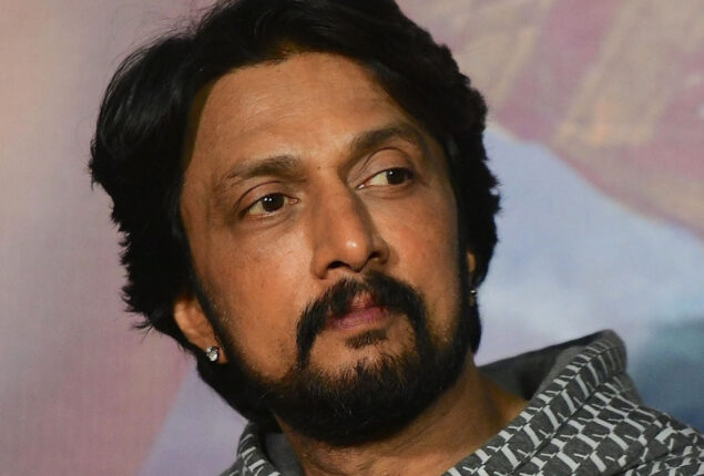 Kiccha Sudeep celebrates 49th birthday with Siva Rajkumar