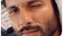 Shahid Kapoor takes off his shades and winks at fans in new video
