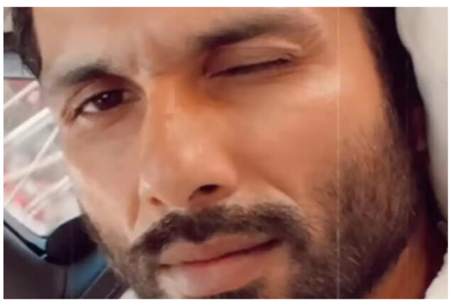 Shahid Kapoor takes off his shades and winks at fans in new video