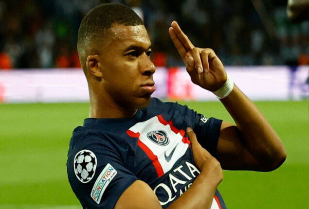 Kylian Mbappe in form as PSG wins first game against Juventus
