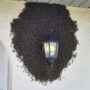 Massive swarm of bees has gathered around the porch light