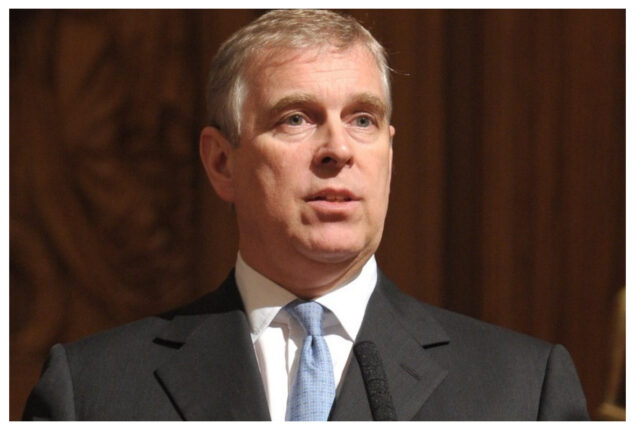As he follows Queen’s coffin, Prince Andrew is not permitted to wear military uniform