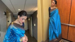 Hira Mani flaunts her curves in Saree as she looks ravishing