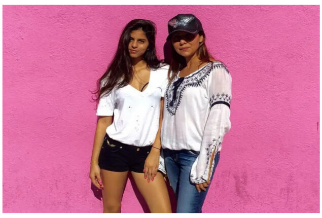 Suhana Khan shows Gauri Khan her photos before posting