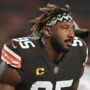 Myles Garrett of Cleveland Browns engaged in single-car collision
