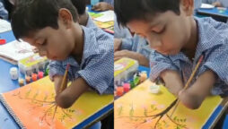 Specially-abled boy