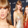 Taylor Swift and Sadie Sink shine brightly in gold at the Toronto International Film Festival