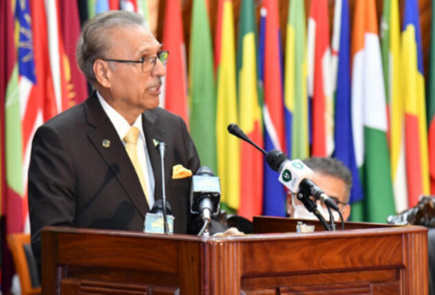 President Dr. Arif Alvi stated that Pakistan must adopt latest technology to boost agricultural productivity