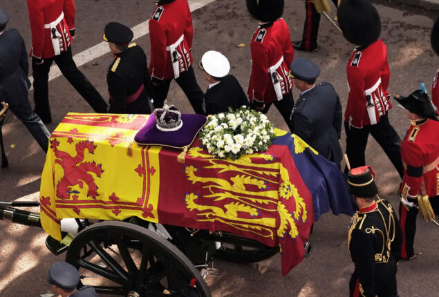 Queen's coffin