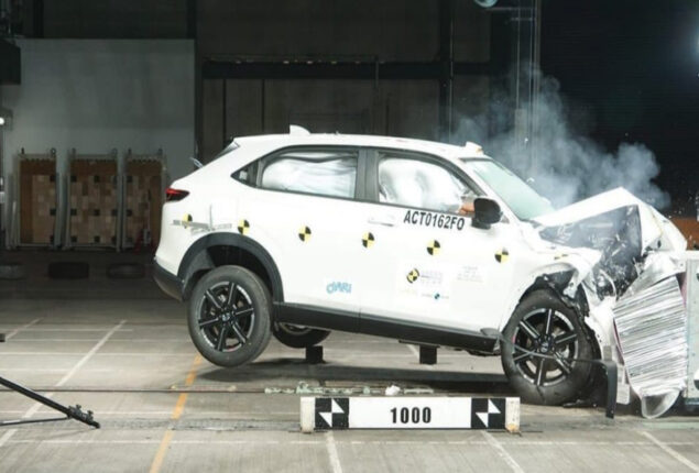 Honda HR-V scores five stars in crash test