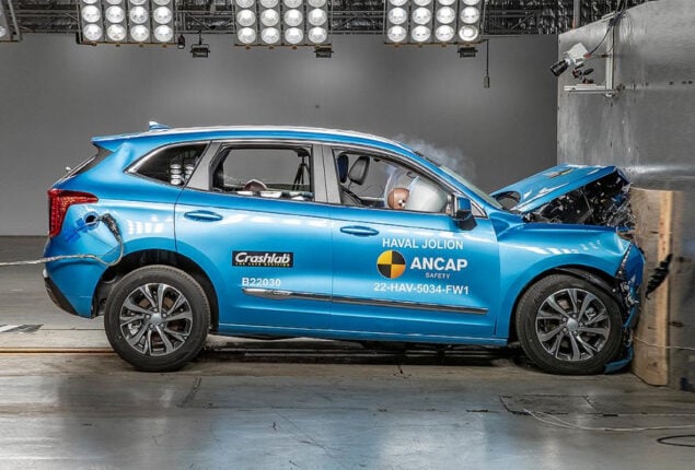 Haval Jolion scores five stars in crash test