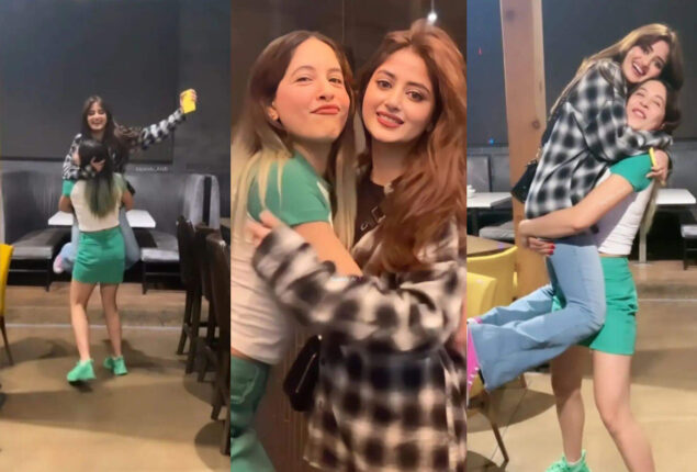 Sajal Aly is finally catching up with her friend after years