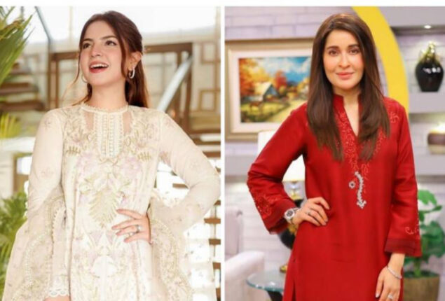Shaista Lodhi schools Dananeer Mobeen on her dangerous beauty hack