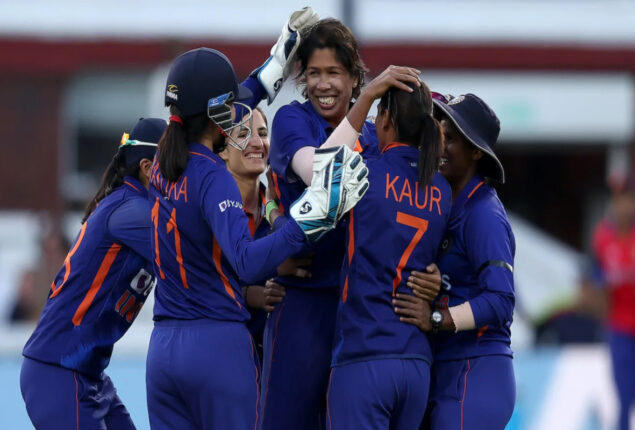 Jhulan Goswami bowls 10,000th ODI ball amid controversial win