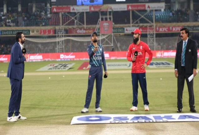 England won the toss and chose to field in 5th T20