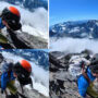 Watch: Climber traversing exceedingly narrow mountain crest