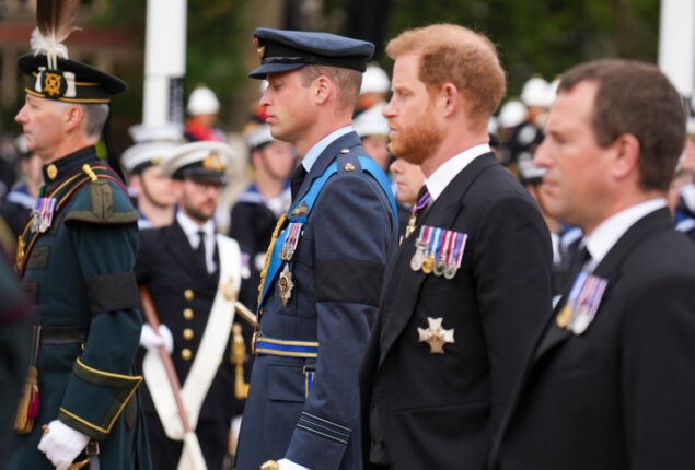 Prince William, Prince Harry walked side by side for Queen