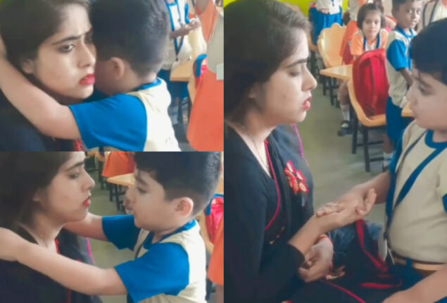 Watch: Little boy’s tearful confession to his teacher for his actions