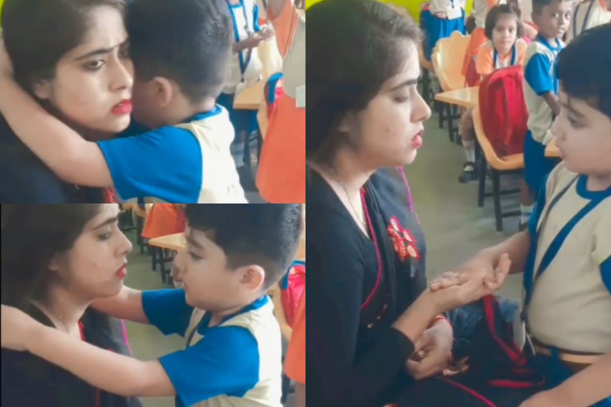 Little boy's tearful confession