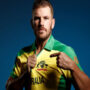 Aaron Finch supports David before Australia’s T20 match