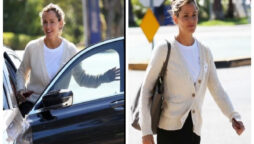 Jennifer Garner once more shows off her diamond eternity band