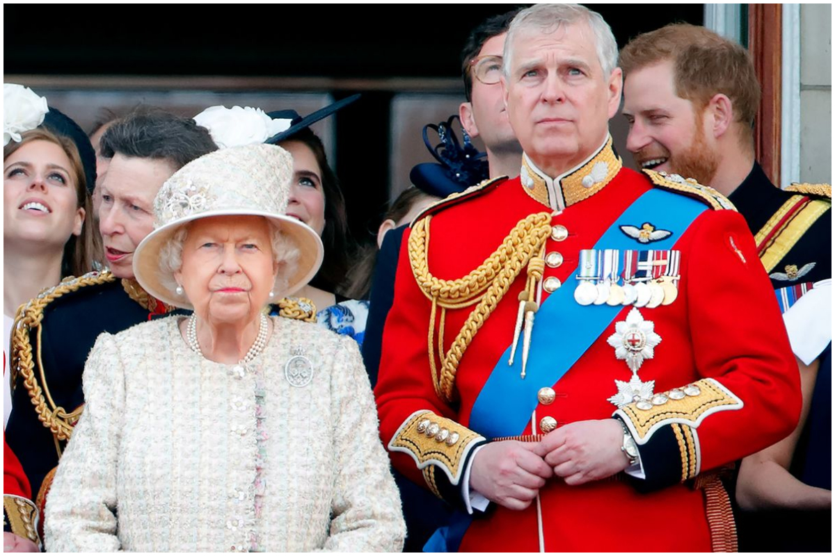 Queen Elizabeth and Prince Andrew