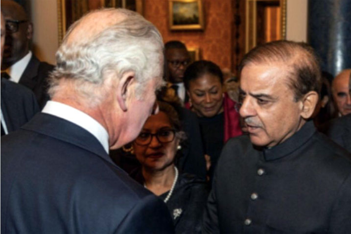 Shehbaz pays condolence to Charles