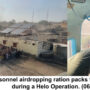 Relief operation of Pakistan Air Force underway for flood-affected people