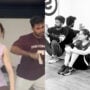 Hania Aamir and Farhan Saeed practices for dance