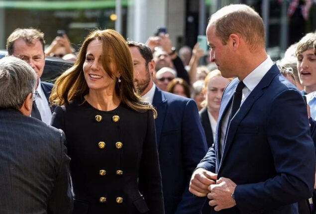 William and Kate’s first public appearance after queen’s funeral